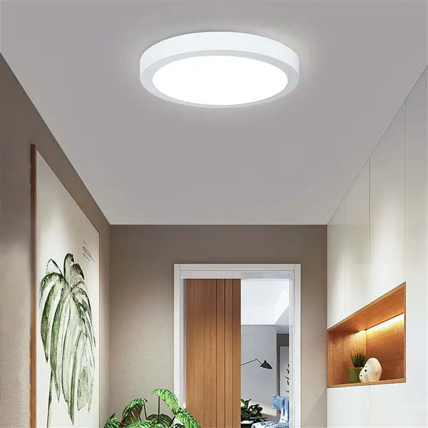 Round Surface Mounted Panel Light White