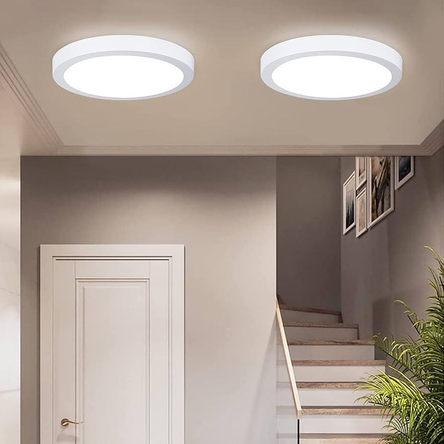Round Surface Mounted Panel Light White