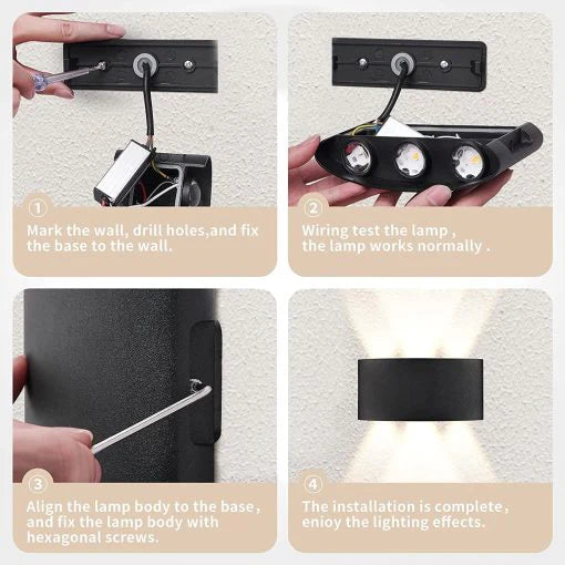 Modern Wall Light – Indoor & Outdoor